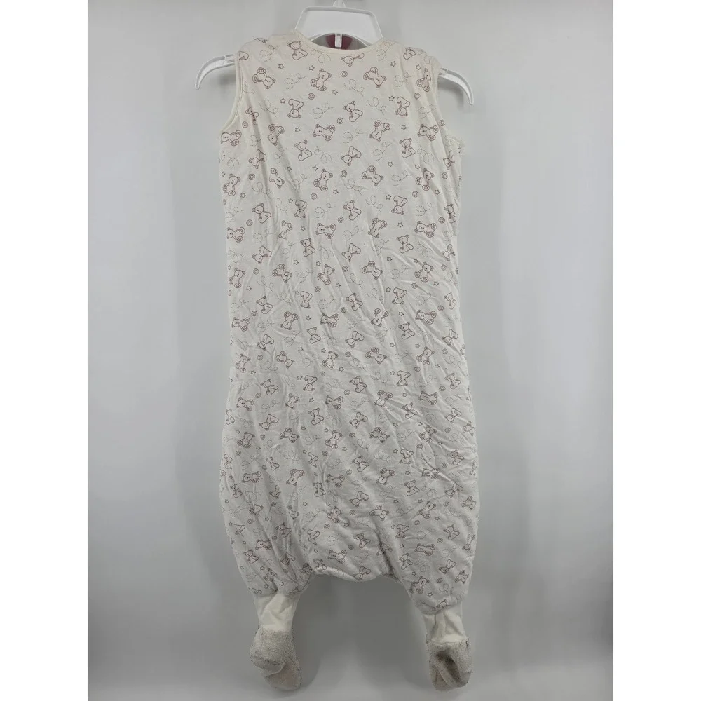 Set of 2 SlumberSafe Cotton Sleeping Bag with Feet Owl Bear Print 3-4 Years